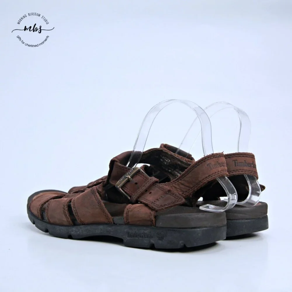 Timberland Leather Sandals‎ Brown Men 11